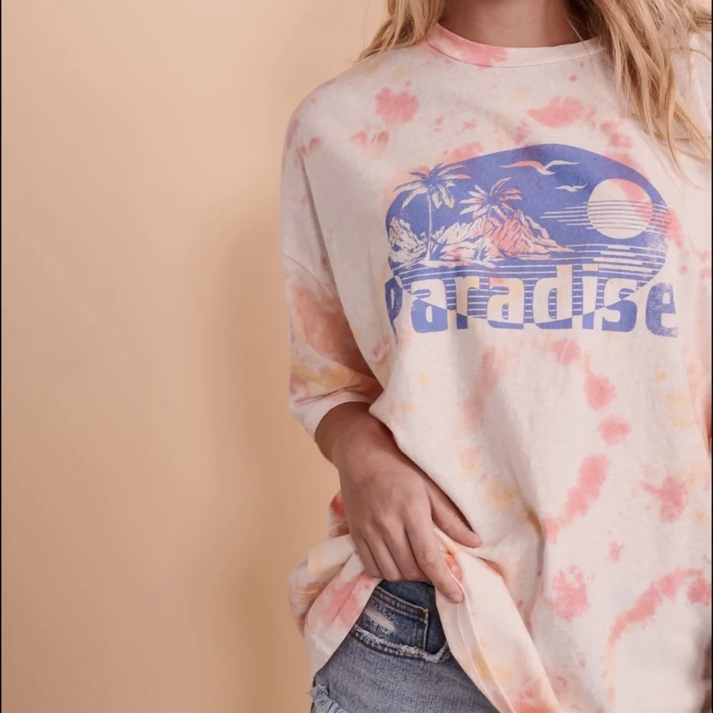 🔆BILLABONG🔆 SUN AND SEA SHORT SLEEVE TIE DYE - Picture 8 of 12